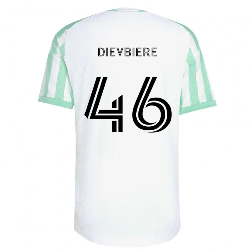 Danxen Mulher Camisola Vona Dievbiere #46 Verde Claro Branco Preto Alternativa 2026/27 Camisa