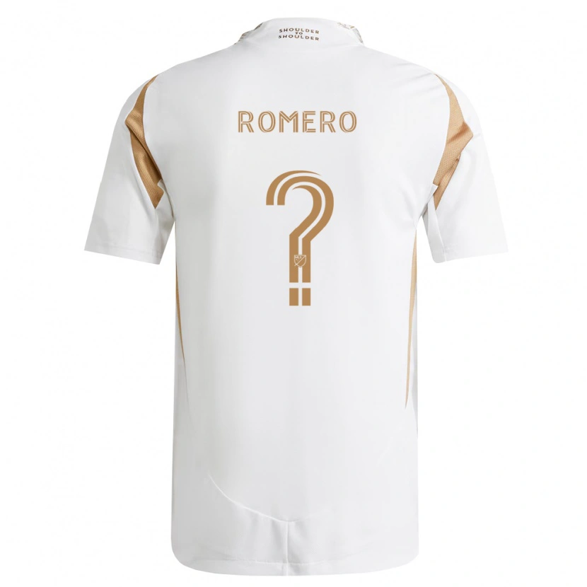 Danxen Mulher Camisola James Romero #0 Branco Marrom Alternativa 2026/27 Camisa