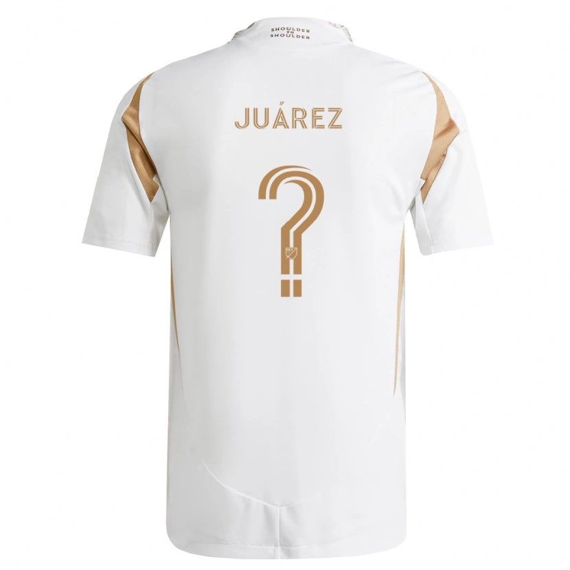 Danxen Mulher Camisola Anthony Juárez #0 Branco Marrom Alternativa 2026/27 Camisa