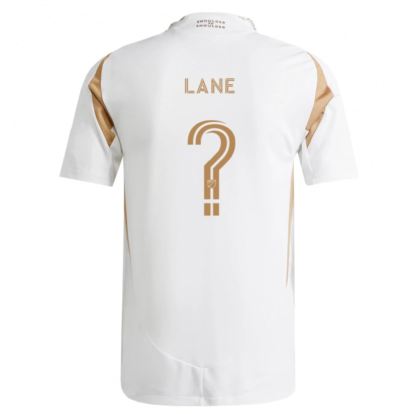 Danxen Mulher Camisola James Lane #0 Branco Marrom Alternativa 2026/27 Camisa