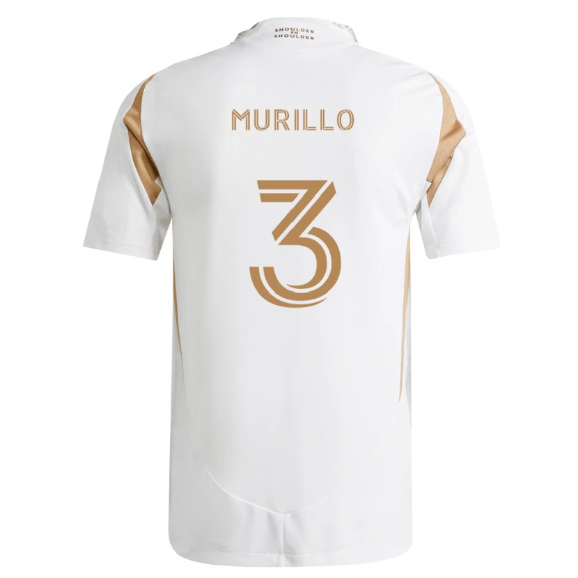 Danxen Mulher Camisola Jesús Murillo #3 Branco Marrom Alternativa 2026/27 Camisa