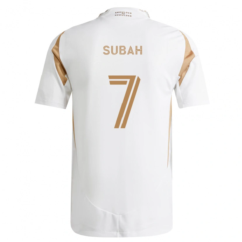 Danxen Mulher Camisola Yekeson Subah #7 Branco Marrom Alternativa 2026/27 Camisa