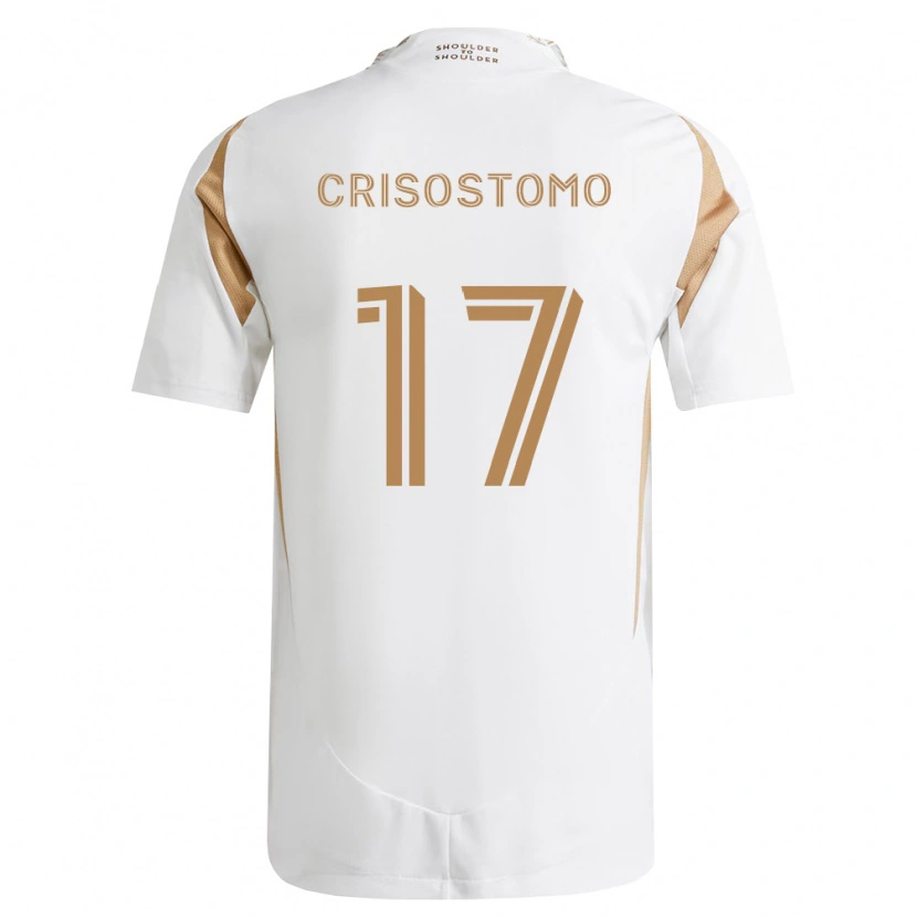 Danxen Mulher Camisola Danny Crisostomo #17 Branco Marrom Alternativa 2026/27 Camisa