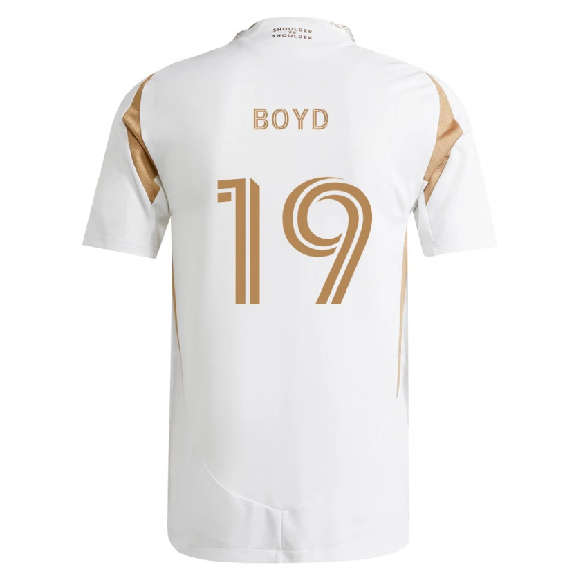 Danxen Mulher Camisola Tyler Boyd #19 Branco Marrom Alternativa 2026/27 Camisa