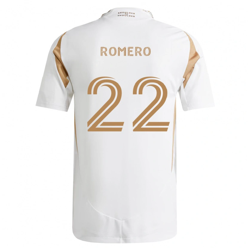 Danxen Mulher Camisola Abraham Romero #22 Branco Marrom Alternativa 2026/27 Camisa