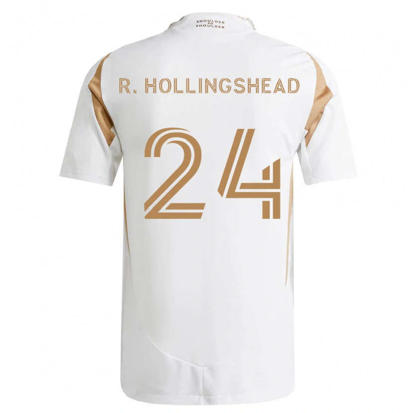 Danxen Mulher Camisola Ryan Hollingshead #24 Branco Marrom Alternativa 2026/27 Camisa