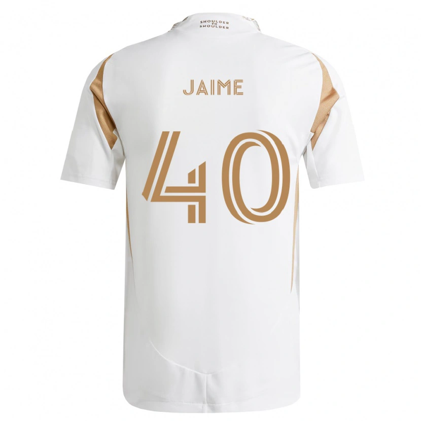 Danxen Mulher Camisola Christopher Jaime #40 Branco Marrom Alternativa 2026/27 Camisa