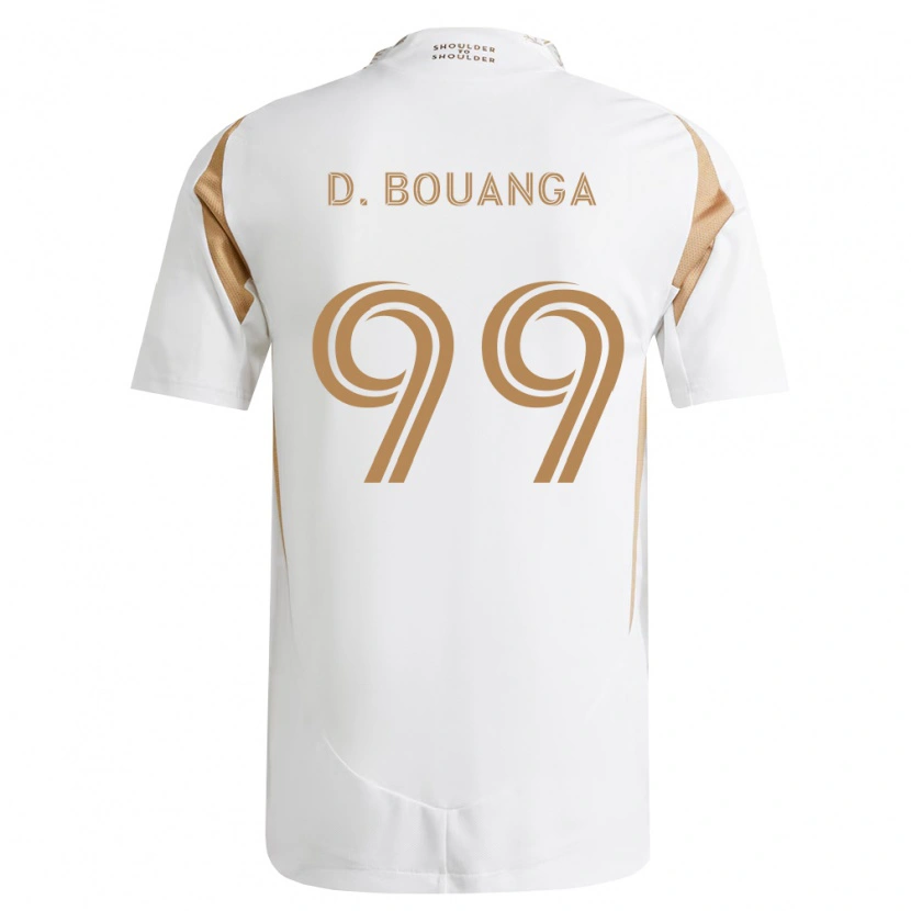 Danxen Mulher Camisola Denis Bouanga #99 Branco Marrom Alternativa 2026/27 Camisa