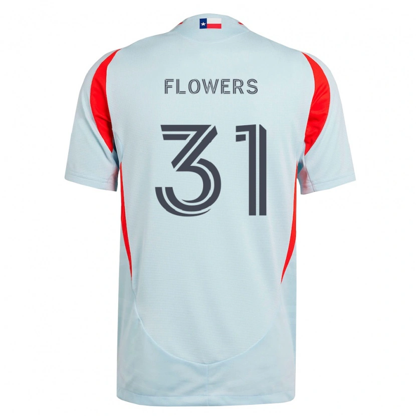 Danxen Mulher Camisola Benji Flowers #31 Cinza Escuro Branco Vermelho Alternativa 2026/27 Camisa