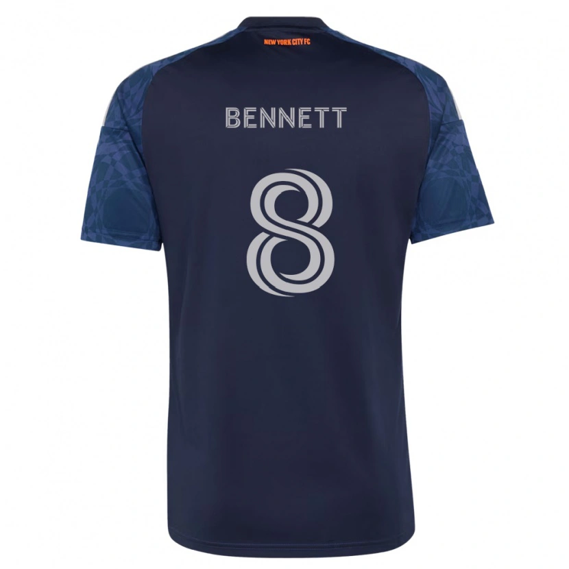 Danxen Mulher Camisola Jaheem Bennett #8 Azul Profundo Branco Alternativa 2026/27 Camisa