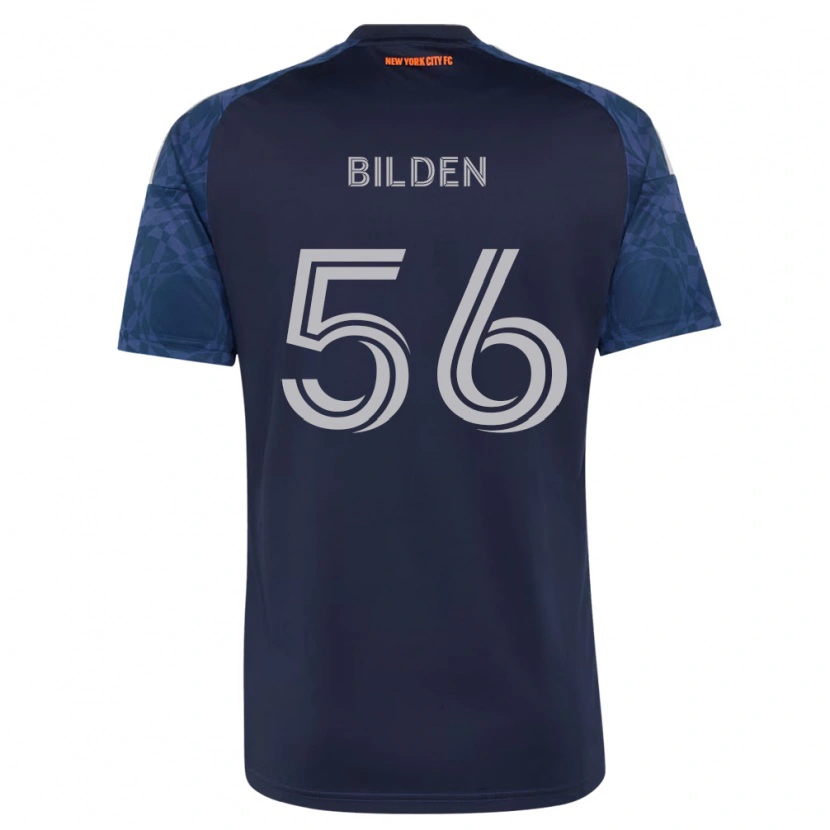 Danxen Mulher Camisola James Bilden #56 Azul Profundo Branco Alternativa 2026/27 Camisa