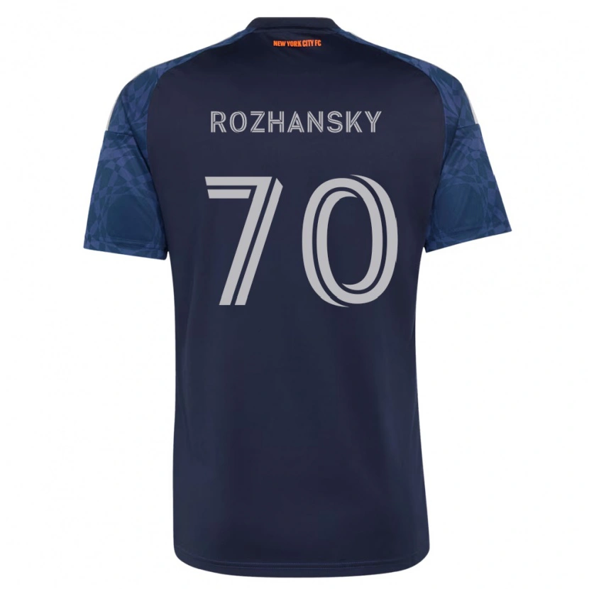 Danxen Mulher Camisola Jake Rozhansky #70 Azul Profundo Branco Alternativa 2026/27 Camisa