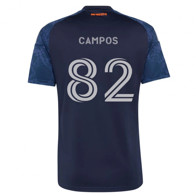 Danxen Mulher Camisola Adonis Campos #82 Azul Profundo Branco Alternativa 2026/27 Camisa