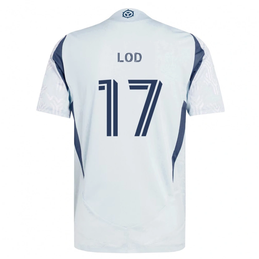 Danxen Mulher Camisola Robin Lod #17 Azul Branco Cinza Alternativa 2026/27 Camisa
