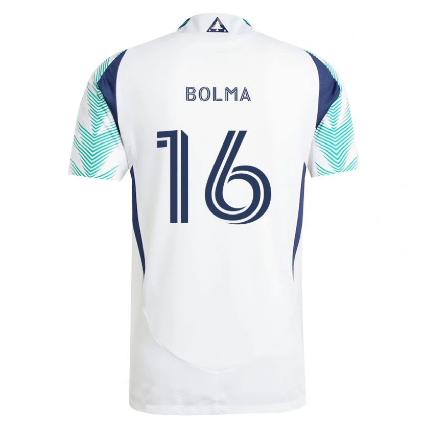 Danxen Mulher Camisola Josh Bolma #16 Branco Azul Marinho Verde Claro Alternativa 2026/27 Camisa