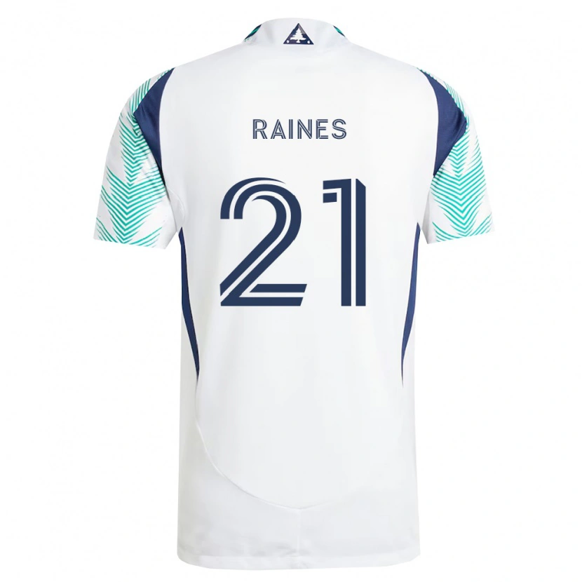 Danxen Mulher Camisola Brooklyn Raines #21 Branco Azul Marinho Verde Claro Alternativa 2026/27 Camisa