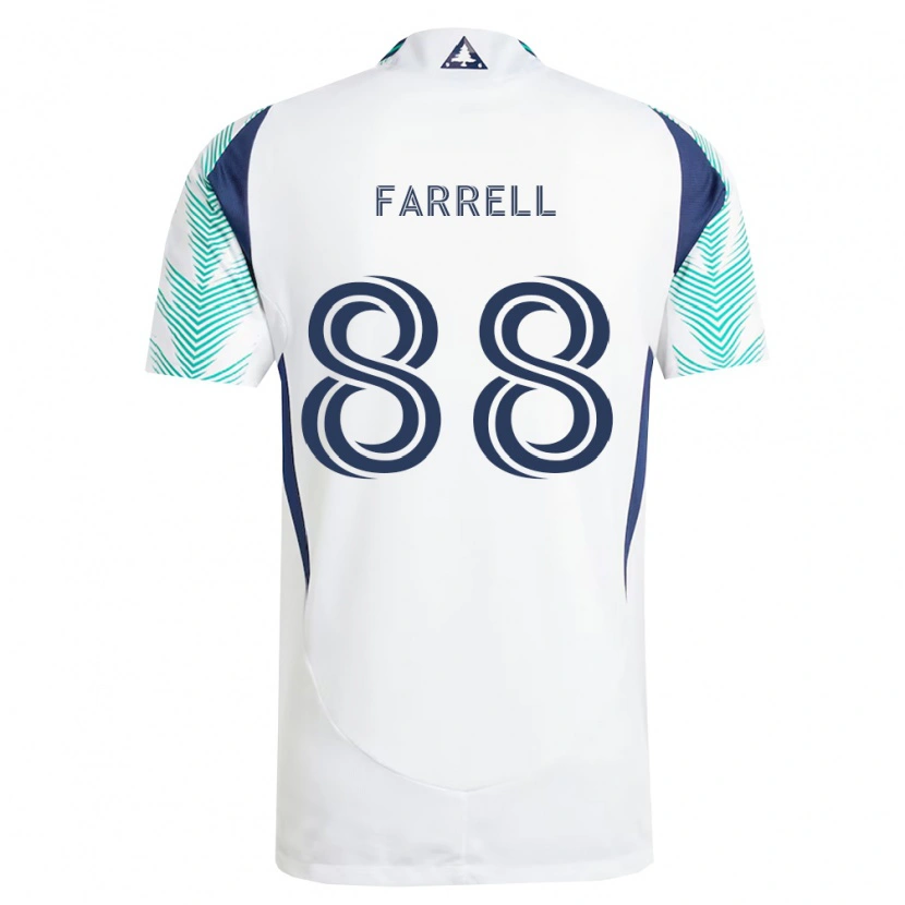 Danxen Mulher Camisola Andrew Farrell #88 Branco Azul Marinho Verde Claro Alternativa 2026/27 Camisa
