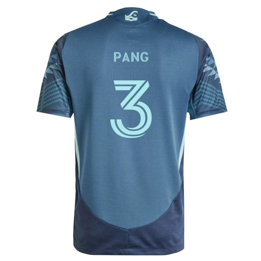 Danxen Mulher Camisola Kaylene Pang #3 Azul Marinho Verde Alternativa 2026/27 Camisa
