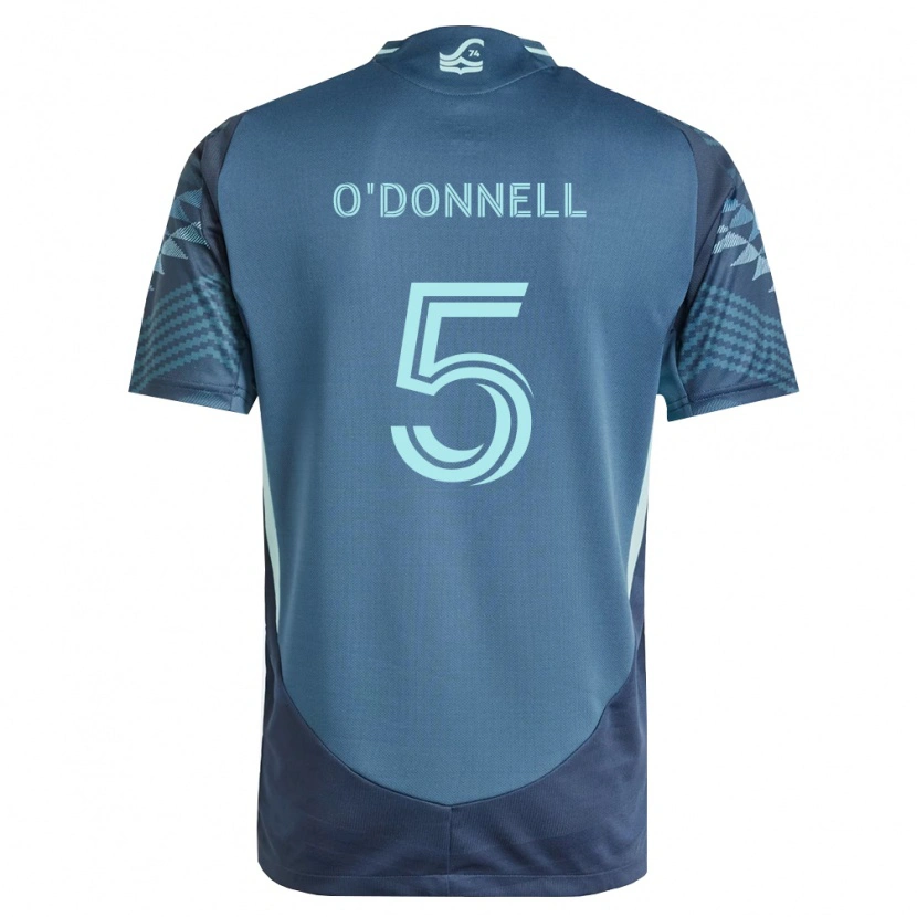 Danxen Mulher Camisola Kristina O'donnell #5 Azul Marinho Verde Alternativa 2026/27 Camisa
