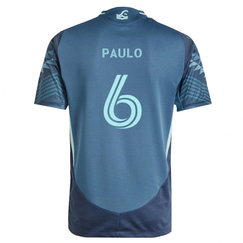 Danxen Mulher Camisola João Paulo #6 Azul Marinho Verde Alternativa 2026/27 Camisa