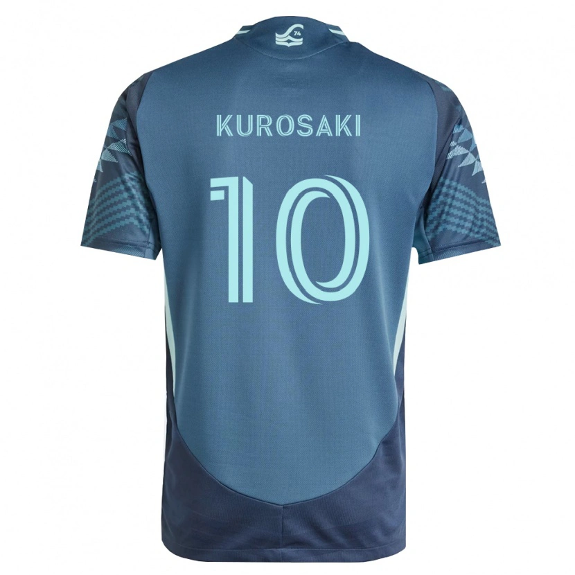 Danxen Mulher Camisola Yuuka Kurosaki #10 Azul Marinho Verde Alternativa 2026/27 Camisa