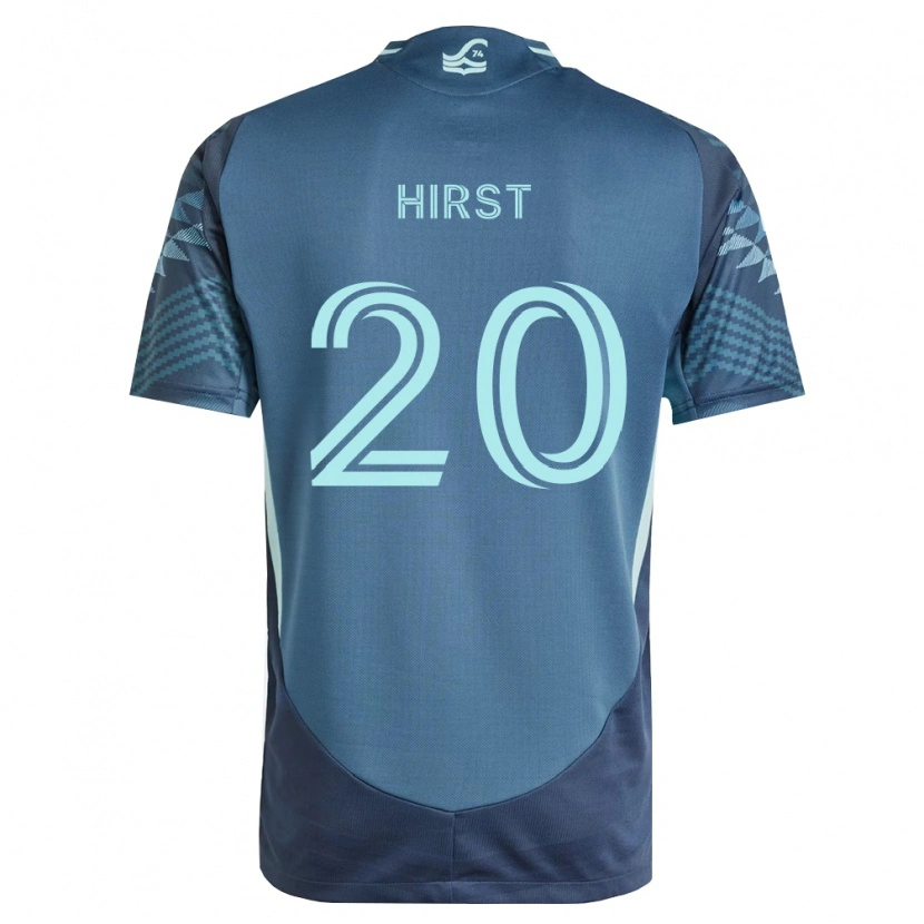 Danxen Mulher Camisola Sophie Hirst #20 Azul Marinho Verde Alternativa 2026/27 Camisa