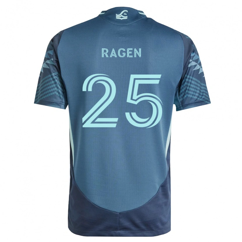 Danxen Mulher Camisola Jackson Ragen #25 Azul Marinho Verde Alternativa 2026/27 Camisa