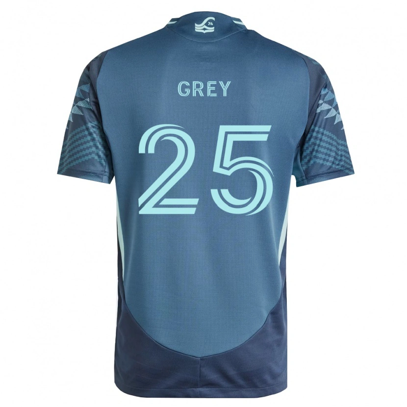 Danxen Mulher Camisola Mireya Grey #25 Azul Marinho Verde Alternativa 2026/27 Camisa