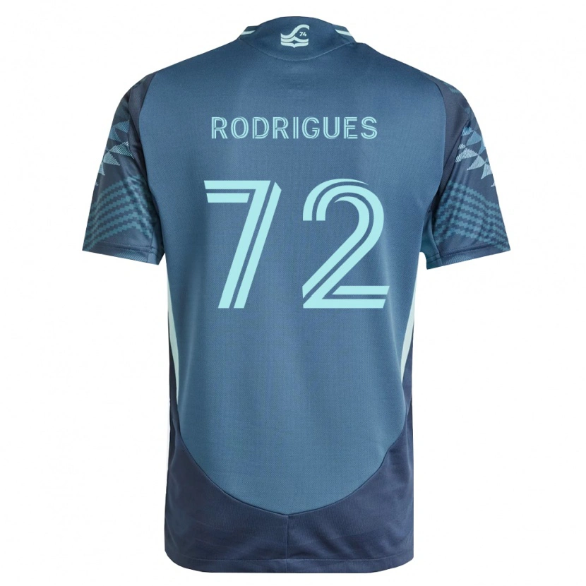 Danxen Mulher Camisola Braudílio Rodrigues #72 Azul Marinho Verde Alternativa 2026/27 Camisa