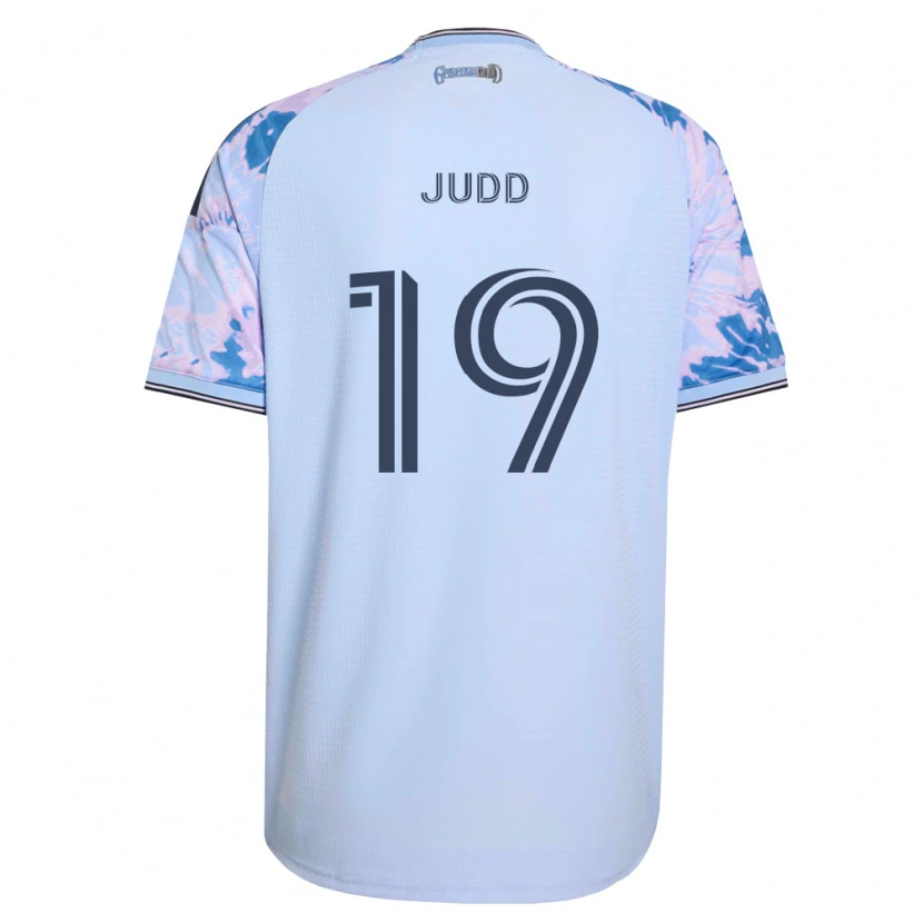 Danxen Mulher Camisola Preston Judd #19 Azul Real Branco Preto Alternativa 2026/27 Camisa