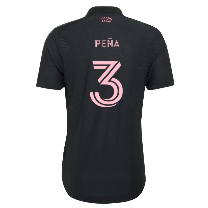 Danxen Mulher Camisola Luciano Pena #3 Rosa Preto Branco Alternativa 2026/27 Camisa