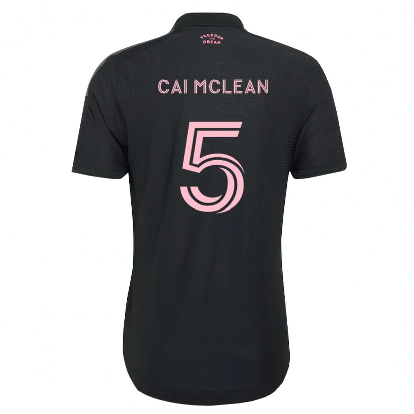 Danxen Mulher Camisola Cai Mclean #5 Rosa Preto Branco Alternativa 2026/27 Camisa