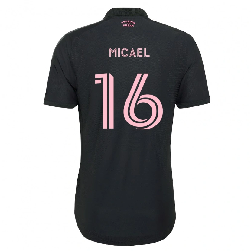 Danxen Mulher Camisola Micael Dos Santos Silva #16 Rosa Preto Branco Alternativa 2026/27 Camisa