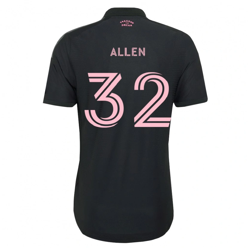 Danxen Mulher Camisola Noah Allen #32 Rosa Preto Branco Alternativa 2026/27 Camisa