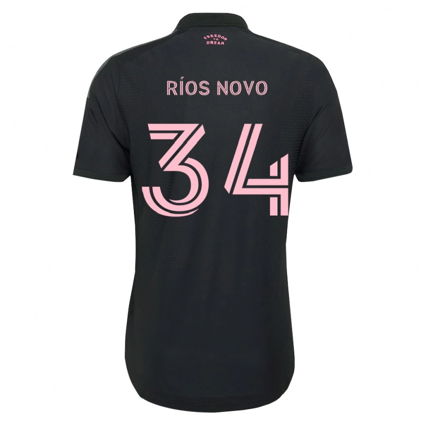 Danxen Mulher Camisola Rocco Ríos Novo #34 Rosa Preto Branco Alternativa 2026/27 Camisa