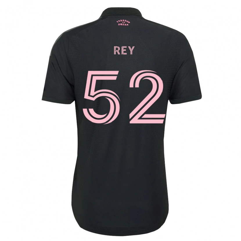 Danxen Mulher Camisola Diego Rey #52 Rosa Preto Branco Alternativa 2026/27 Camisa