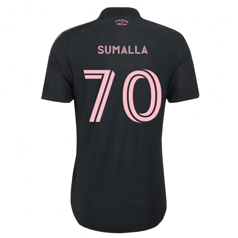 Danxen Mulher Camisola Daniel Sumalla #70 Rosa Preto Branco Alternativa 2026/27 Camisa
