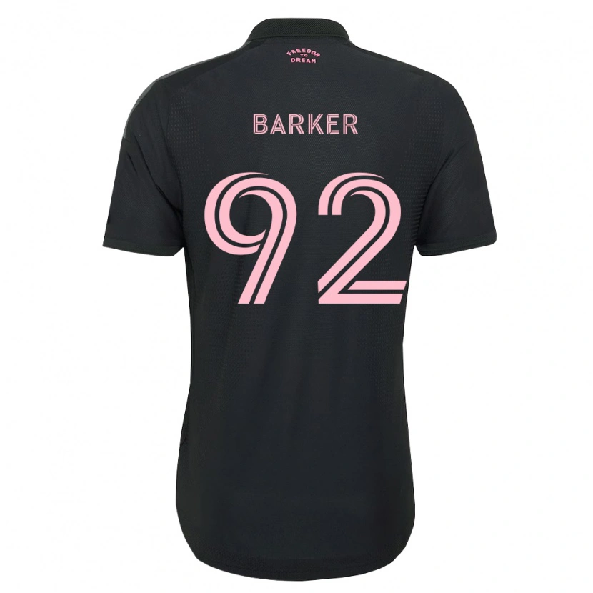 Danxen Mulher Camisola Lucas Barker #92 Rosa Preto Branco Alternativa 2026/27 Camisa