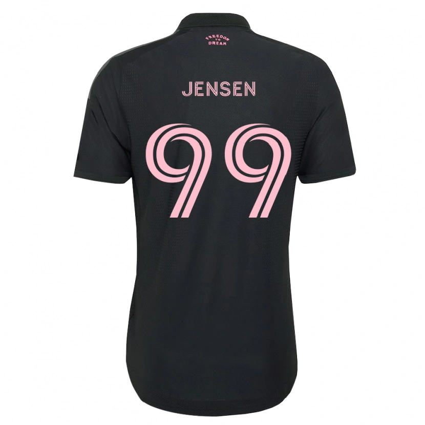 Danxen Mulher Camisola Cole Jensen #99 Rosa Preto Branco Alternativa 2026/27 Camisa
