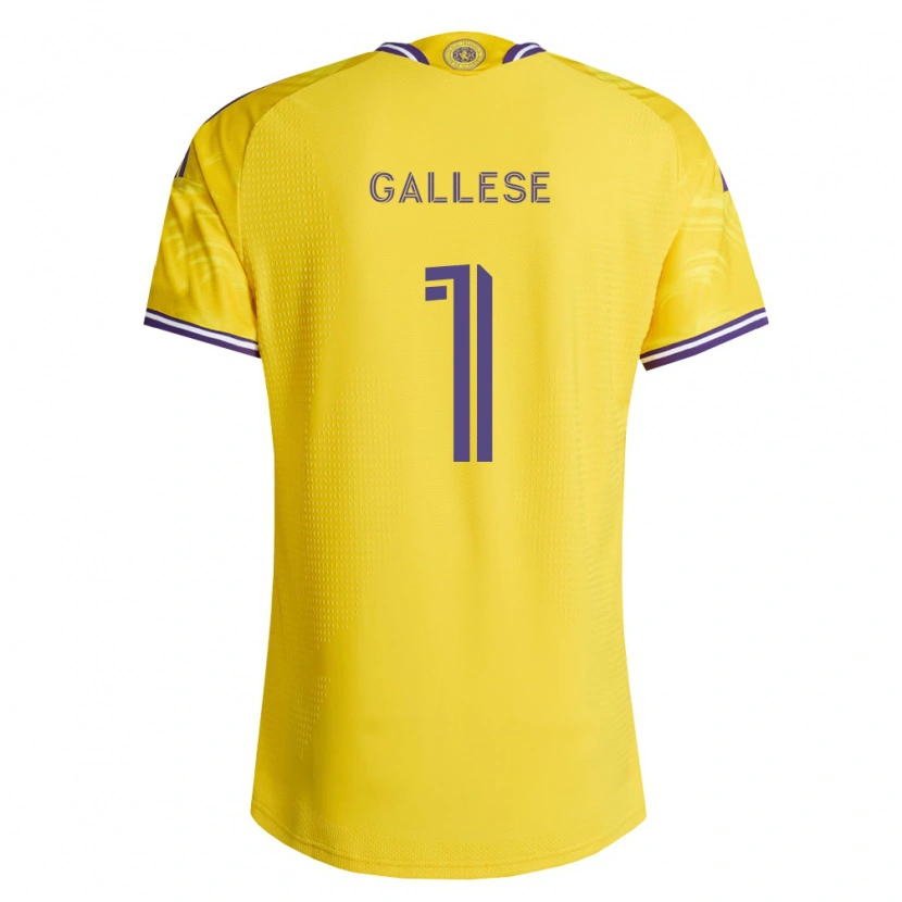 Danxen Mulher Camisola Pedro Gallese #1 Roxo Amarelo Alternativa 2026/27 Camisa