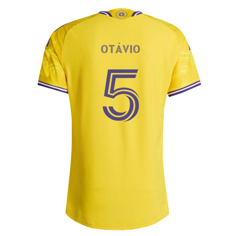 Danxen Mulher Camisola Luis Otávio #5 Roxo Amarelo Alternativa 2026/27 Camisa