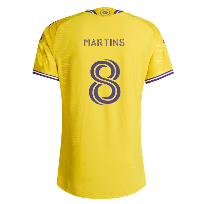 Danxen Mulher Camisola Felipe Martins #8 Roxo Amarelo Alternativa 2026/27 Camisa