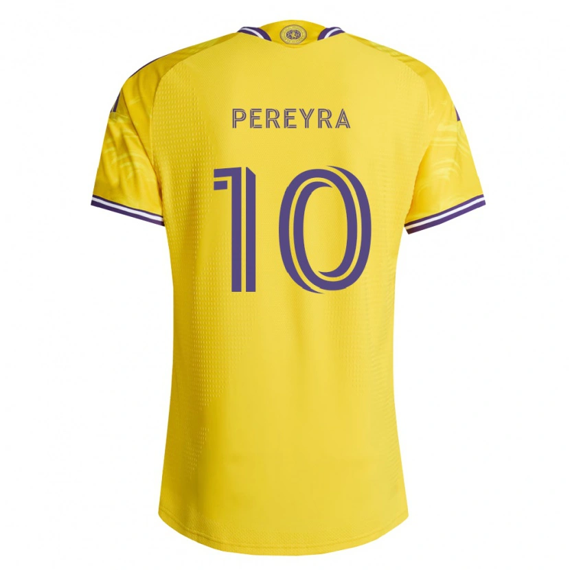 Danxen Mulher Camisola Mauricio Pereyra #10 Roxo Amarelo Alternativa 2026/27 Camisa