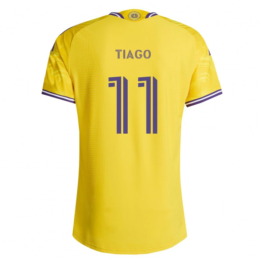 Danxen Mulher Camisola Tiago Souza De Jesus Carvalho #11 Roxo Amarelo Alternativa 2026/27 Camisa