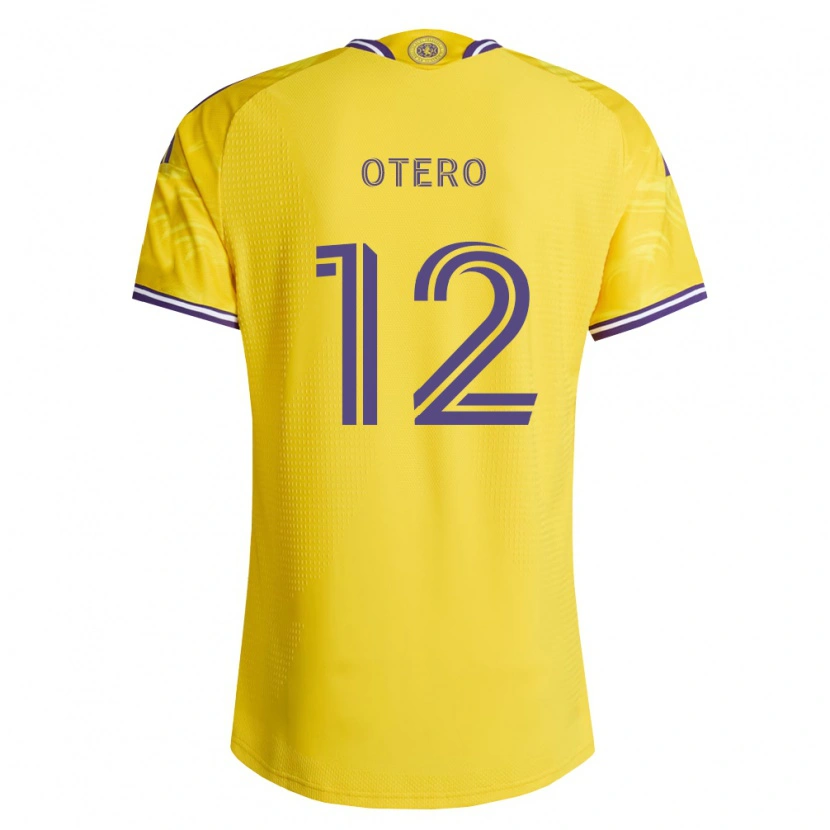 Danxen Mulher Camisola Javier Otero #12 Roxo Amarelo Alternativa 2026/27 Camisa