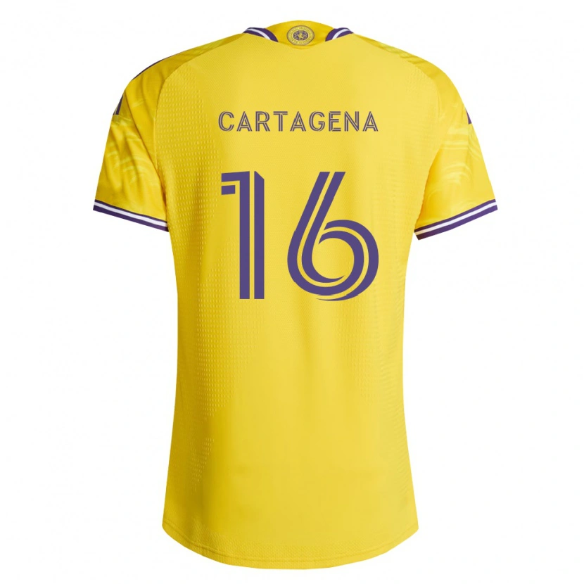 Danxen Mulher Camisola Wilder Cartagena #16 Roxo Amarelo Alternativa 2026/27 Camisa