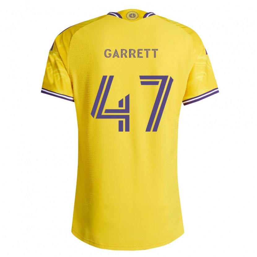 Danxen Mulher Camisola Ian Garrett #47 Roxo Amarelo Alternativa 2026/27 Camisa