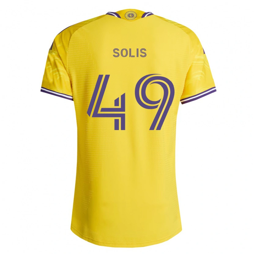 Danxen Mulher Camisola Jhon Solís #49 Roxo Amarelo Alternativa 2026/27 Camisa