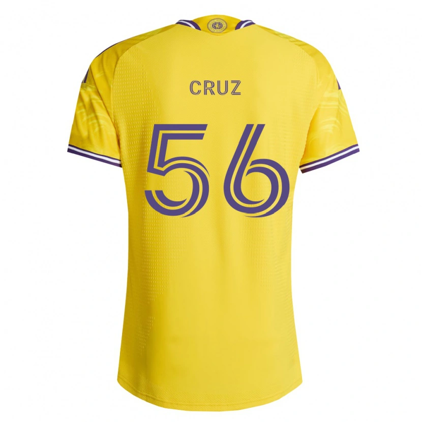 Danxen Mulher Camisola Pedro Cruz #56 Roxo Amarelo Alternativa 2026/27 Camisa
