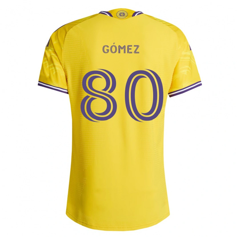 Danxen Mulher Camisola Ignacio Gómez #80 Roxo Amarelo Alternativa 2026/27 Camisa